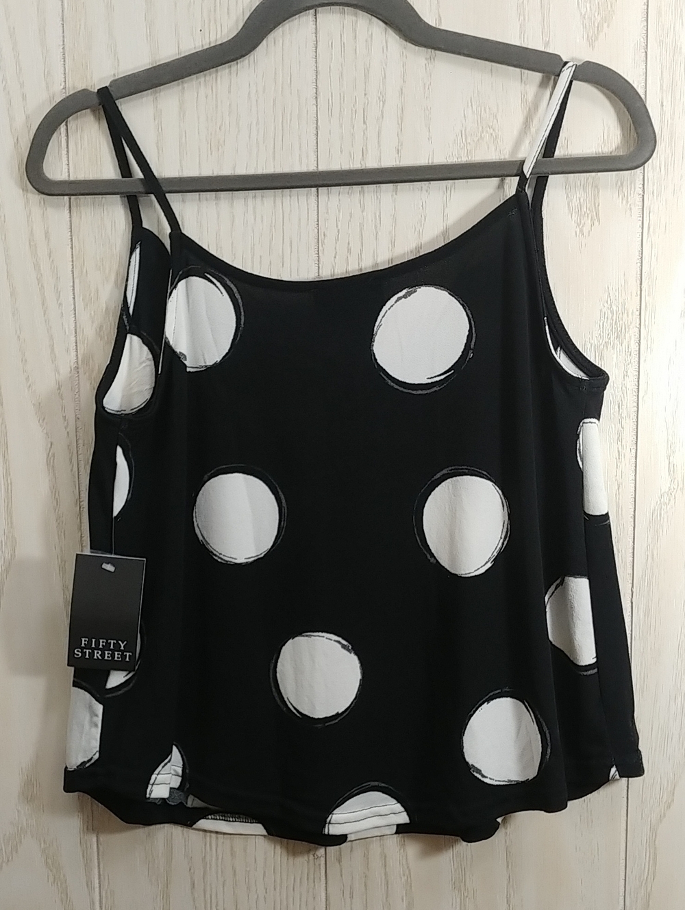 Fifty Street black polka dot crop top - Picture 3 of 11